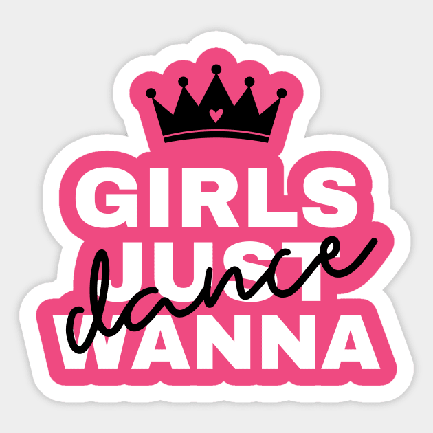 Girls Just Wanna Dance Sticker by TeaDragon